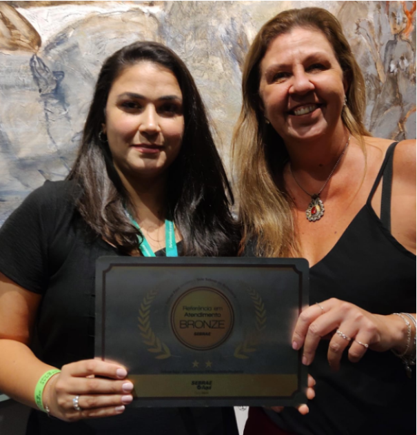 Adamantina recebe bronze concedido pelo Sebrae em referência ao atendimento realizado na unidade em 2024