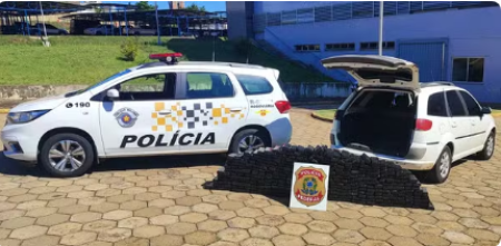 FiscalizaÃ§Ã£o apreende mais de 230kg de maconha transportados em carro em Presidente Prudente