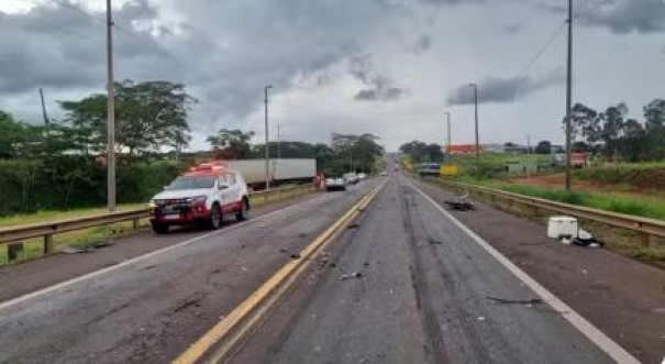 Motociclista morre em acidente na BR 153 em Rio Preto