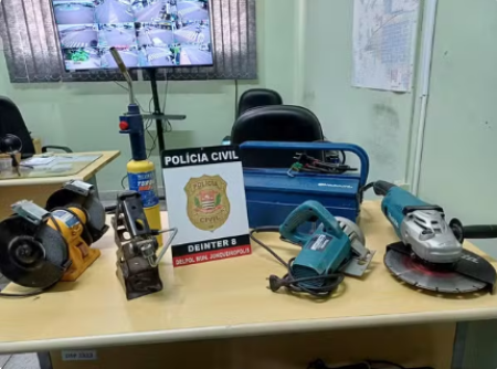 InvestigaÃ§Ãµes recuperam ferramentas furtadas em JunqueirÃ³polis