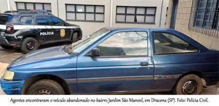 PolÃ­cia Civil recupera veÃ­culo furtado e investigaÃ§Ãµes continuam para identificar suspeito do crime