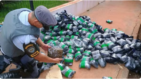 Grande quantidade de droga Ã© apreendida na SP-270 em Palmital