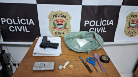 Em investigaÃ§Ã£o de extorsÃ£o, PolÃ­cia Civil de Adamantina prende homem por trÃ¡fico de drogas