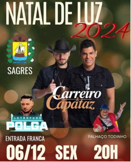 MunicÃ­pio de Sagres realiza o âNatal de Luzâ