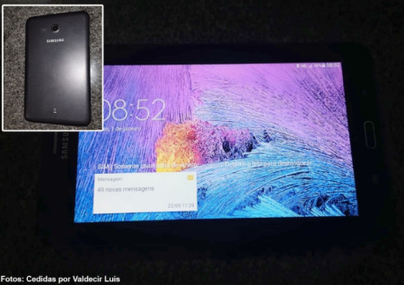 IndivÃ­duo Ã© surpreendido com tablet furtado em Bastos