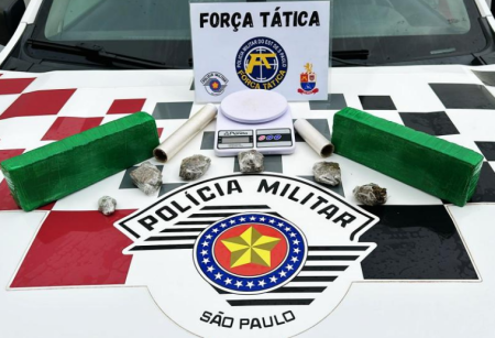 Dracenense Ã© surpreendido com 2 tijolos de maconha e confessa crime