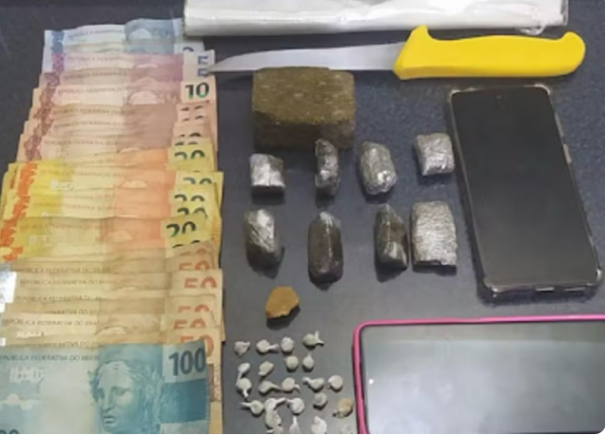 Casal é preso por tráfico de drogas com porções de crack e maconha, em Presidente Epitácio
