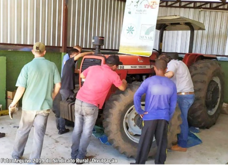 Sindicato Rural de Iacri abre inscriÃ§Ã£o para curso de manutenÃ§Ã£o e operaÃ§Ã£o de tratores