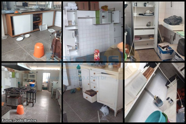 Ladrões furtam todos os utensílios industriais da cozinha do Judô de Bastos