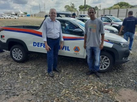 ParapuÃ£ recebe viatura para Defesa Civil municipal
