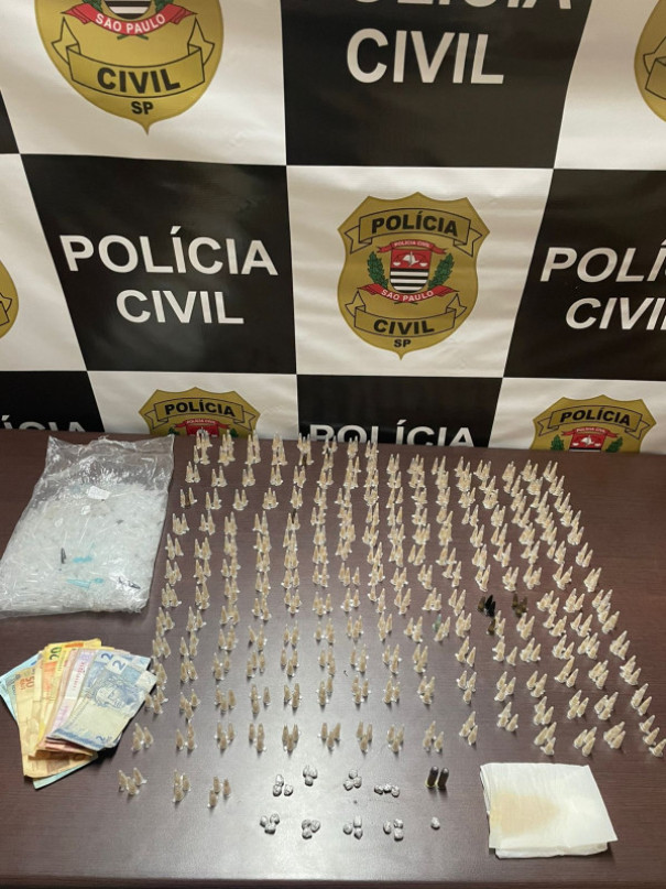 Polícia civil prende três pessoas de uma mesma família que traficava em Rinópolis