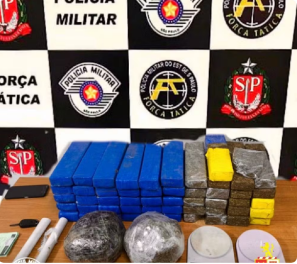 Homem é preso com 51 quilos de drogas em Araçatuba