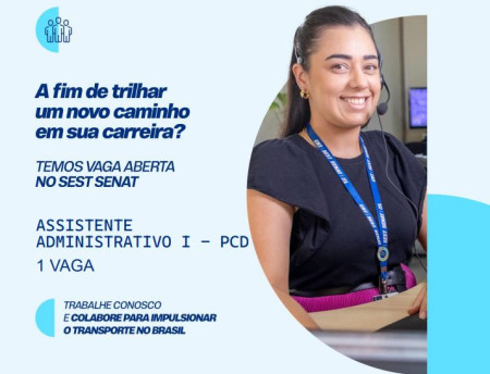 SEST/SENAT de Osvaldo Cruz estÃ¡ com oportunidade de emprego disponÃ­vel