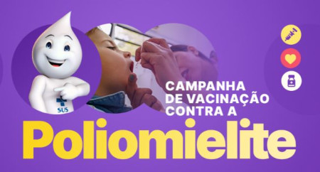 Dia D de vacinaÃ§Ã£o contra a Poliomielite acontece neste sÃ¡bado em Osvaldo Cruz