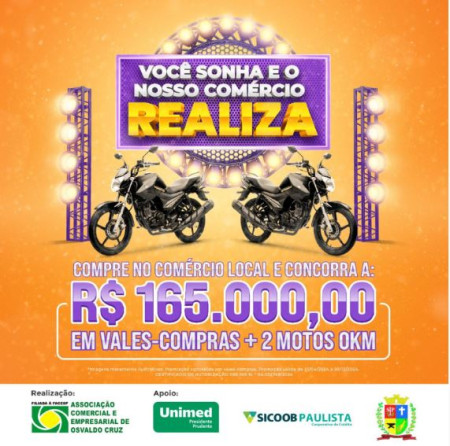 ACEOC prepara o primeiro sorteio da campanha âVocÃª Sonha e o Nosso ComÃ©rcio Realizaâ