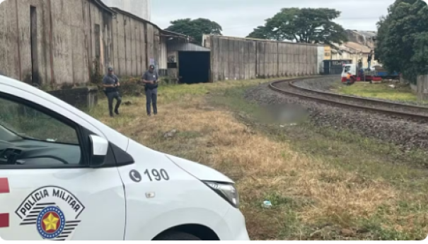 Homem é encontrado morto com sinais de esfaqueamento próximo à linha do trem em Mirassol