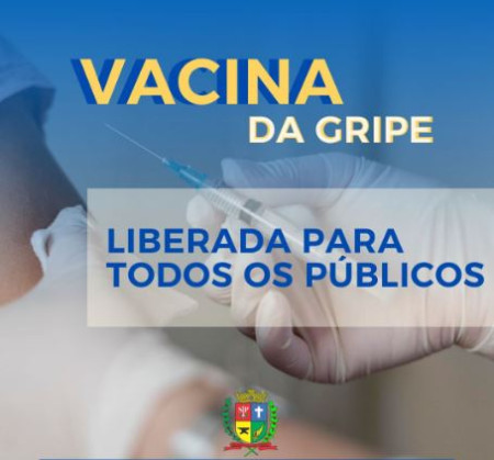 Vacina contra Gripe estÃ¡ liberada para todas as idades em Osvaldo Cruz