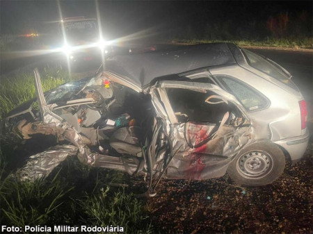 Homem de 57 anos morre em colisÃ£o entre caminhÃ£o e carro em via de acesso a SP-563