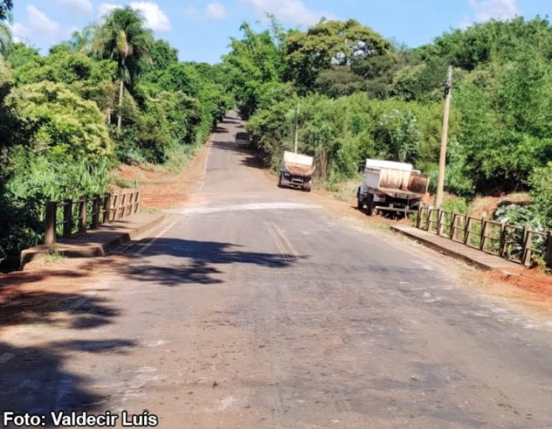 Trânsito na vicinal que liga Bastos a Tupã é liberado após conclusão de obra na ponte do rio Copaíba