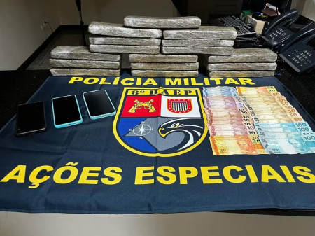 Patrulhamento em Presidente Prudente intercepta trio que levaria 16 quilos de maconha para vender em RinÃ³polis