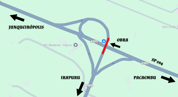 Viaduto em Irapuru será interditado para obras