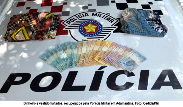 PM age rapido e prende idosa de 63 anos por furto no centro da cidade de Adamantina