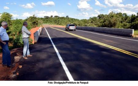 Ponte entre ParapuÃ£ e Bastos Ã© liberada ao trÃ¡fego