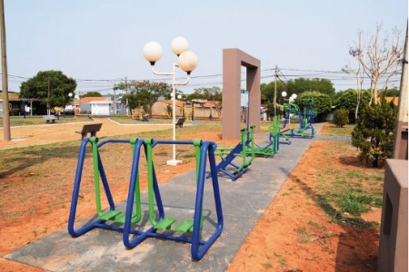 PARAPUÃ: Nova academia ao ar livre no Jardim Vista Alegre