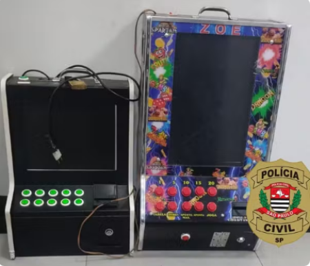 PolÃ­cia Civil investiga exploraÃ§Ã£o de jogos de azar e apreende mÃ¡quinas caÃ§a-nÃ­queis em bar, em Dracena
