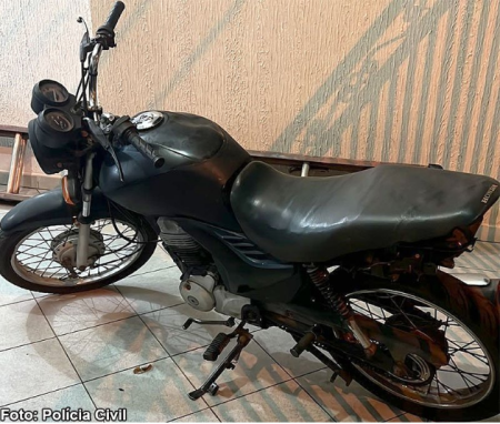 Moto subtraÃ­da em Pompeia (SP) Ã© recuperada em TupÃ£ antes da vÃ­tima notar o furto