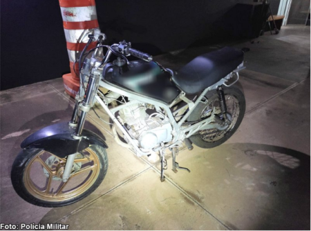Menor com moto irregular Ã© detido apÃ³s fugir da PM em Bastos (SP)
