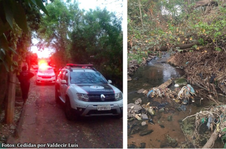 Mulher Ã© encontrada morta em cÃ³rrego na zona urbana de Bastos