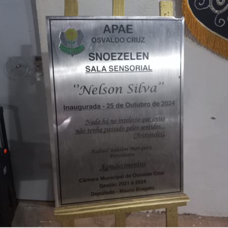 APAE de Osvaldo Cruz inaugurou o espaÃ§o Multissensorial