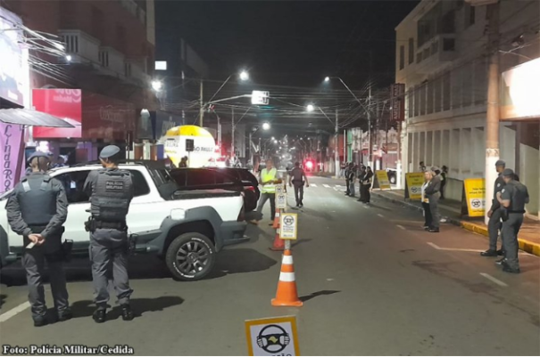 Operação em Tupã realiza mais 650 testes do etilômetro e multa 134 condutores