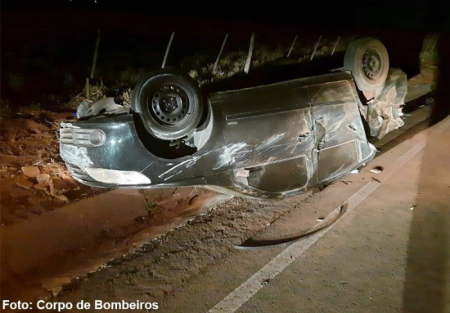 Motorista sofre ferimentos em acidente na vicinal que liga Bastos a TupÃ£