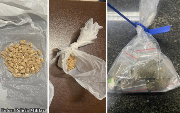 Indivíduo é abordado em comércio e acaba preso com droga em Bastos (SP)