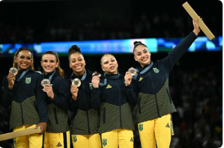 Equipe feminina conquista bronze na ginÃ¡stica artÃ­stica em Paris 