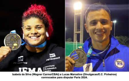 Dois atletas adamantinenses sÃ£o convocados para as OlimpÃ­adas de Paris