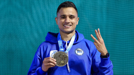 Lucas Marcelino, de Adamantina, conquista ouro e torna-se tricampeÃ£o no TrofÃ©u Brasil de Atletismo