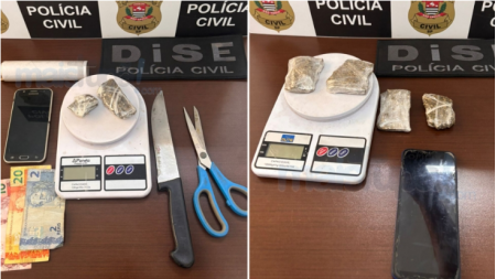 DISE prende dois indivÃ­duos por trÃ¡fico em TupÃ£ na terceira fase da OperaÃ§Ã£o Sem Fronteiras