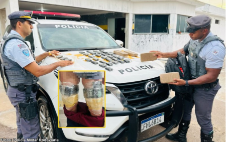 Brasileiro e bolivianos sÃ£o surpreendidos com droga na rodovia SP-270