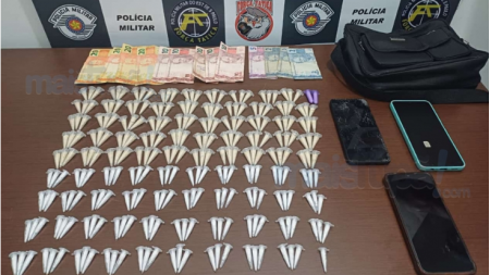 ForÃ§a TÃ¡tica prende trÃªs homens por trÃ¡fico de entorpecentes em TupÃ£