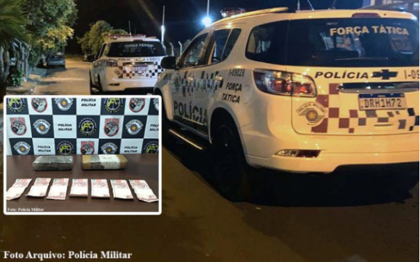 Procurado por roubo é preso por tráfico no distrito de Parnaso, em Tupã (SP)