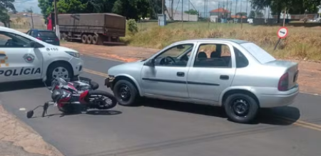 Motorista Ã© preso por embriaguez ao volante apÃ³s colidir com moto em Presidente Venceslau