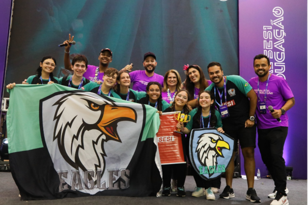 Robótica da Escola Sesi de Osvaldo Cruz conquista quarto lugar na etapa nacional da FLL