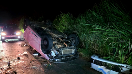 Quatro pessoas sÃ£o socorridas apÃ³s sÃ©rie de acidente na vicinal que liga TupÃ£ a Bastos