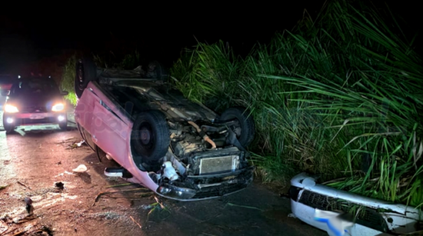 Quatro pessoas são socorridas após série de acidente na vicinal que liga Tupã a Bastos