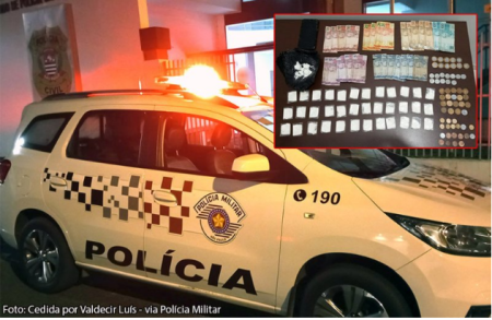 Morador de Iacri Ã© preso ao ser flagrado com papelotes e pedras brutas de cocaÃ­na