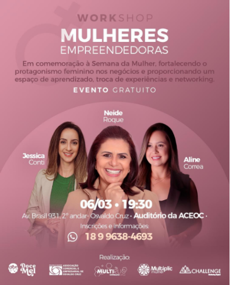 Multiplic realiza hoje o Workshop âMulher Empreendedoraâ