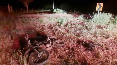 Motociclista fica ferido em acidente na vicinal TupÃ£-Varpa